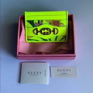 Gucci Trapuntata Flora Cardholder